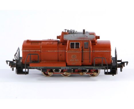 Fleischmann Diesellok ”V 60 151” 1380, Spur H0, hellbraun, Alterungsspuren, Z 3