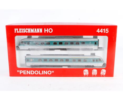Fleischmann Triebwagen ”Pendolino” 4415, Spur H0, 2-teilig, Alterungsspuren, OK, Z 2-3