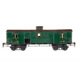 Märklin Prototyp franz. Gepäckwagen 2995 PLM, Spur 1, HL, mit Inneneinrichtung, 4 ST, 4 kleinen