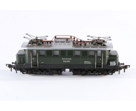 Fleischmann E-Lok ”E 44 056”, Spur H0, grün, Alterungsspuren, Z 3
