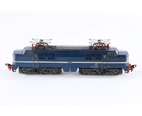 Fleischmann E-Lok ”1215”, Spur H0, blau, NV, Alterungsspuren, Z 3