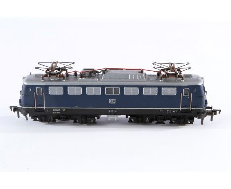 Fleischmann E-Lok ”E 10 134”, Spur H0, blau, Alterungsspuren, Z 3