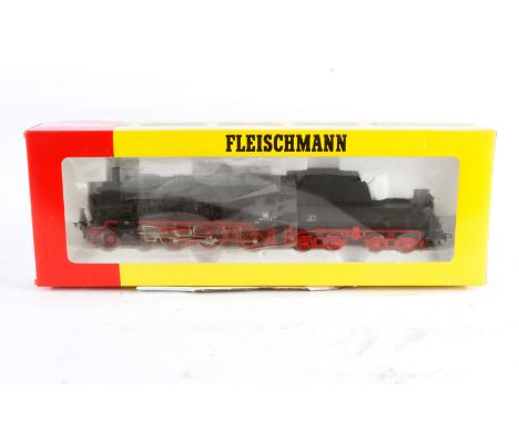 Fleischmann 2-C Schlepptenderlok ”038 547-6” 4162, Spur H0, schwarz, Alterungsspuren, OK, Z 2-3