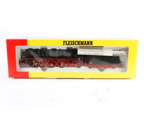 Fleischmann 2-C-1 Schlepptenderlok ”01 164” 4169, Spur H0, schwarz, Alterungsspuren, OK, Z 2-3