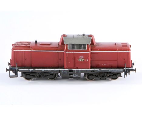 Fleischmann Diesellok ”212 181”, Spur H0, rot, Alterungsspuren, Z 3