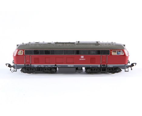 Fleischmann Diesellok ”218 306-9”, Spur H0, rot/grau, Alterungsspuren, Z 3