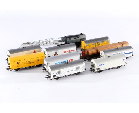 Konv. 10 Fleischmann Güterwagen, Spur H0, Alterungsspuren, Z 3