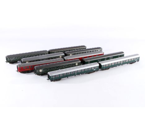 Konv. 10 Fleischmann Personenwagen, Spur H0, Alterungsspuren, Z 3