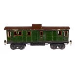 Märklin Packwagen 1889, Spur 1, CL, 2 ST, 4 AT, 4A, Olam, Dachlaschen gelötet, LS, tw ausgebessert