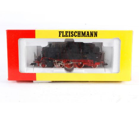 Fleischmann 1-C-1 Tenderlok ”64 268” 4063, Spur H0, schwarz, Alterungsspuren, OK, Z 2-3