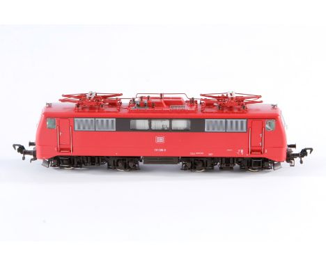 Fleischmann E-Lok ”111 036-0”, Spur H0, rot/grau, Alterungsspuren, Z 3