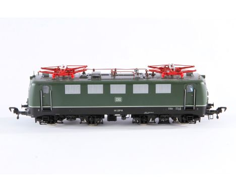 Fleischmann E-Lok ”141 237-8”, Spur H0, grün/schwarz, Alterungsspuren, Z 3