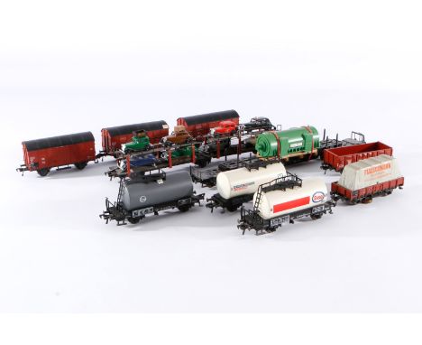 Konv. 10 Fleischmann Güterwagen, Spur H0, Alterungsspuren, Z 3