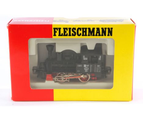Fleischmann B-Tenderlok ”Anna” 4000, Spur H0, schwarz, Alterungsspuren, im leicht besch. OK, Z 2