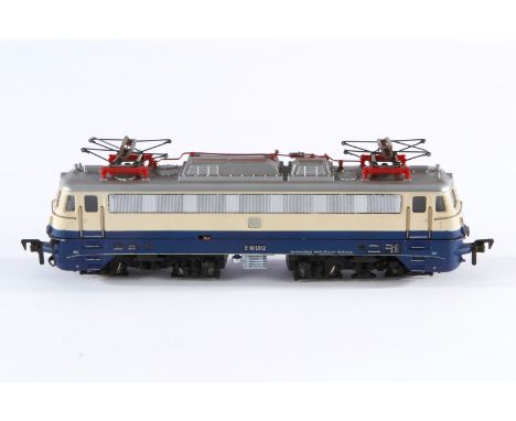 Fleischmann E-Lok ”E 10 1312”, Spur H0, creme/blau, Alterungsspuren, Z 3