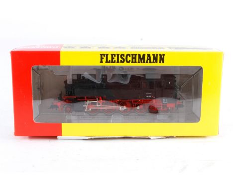 Fleischmann 1-D-1 Tenderlok ”86 457” 4086, Spur H0, schwarz, Alterungsspuren, OK, Z 2-3