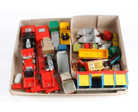 Konv. mit versch. Modellfahrzeugen, darunter Matchbox, Gama, Siku, etc., Z 3