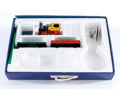 Fleischmann Magic Train Start-Set ”Billy” 2000, Spur 0e, mit Lok, 2 Güterwagen und Einspurhilfe, Rest fehlt, Alterungsspuren,