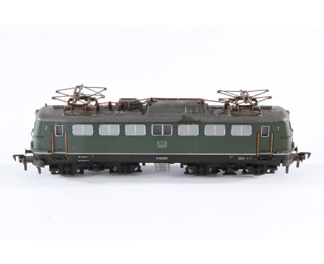 Fleischmann E-Lok ”E 40 034”, Spur H0, grün, Alterungsspuren, Z 3
