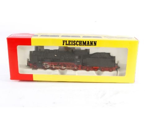 Fleischmann 2-C Schlepptenderlok ”38 2609” 4160, Spur H0, schwarz, Alterungsspuren, OK, Z 2-3