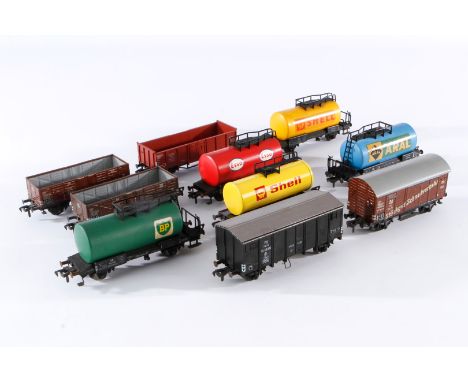Konv. 10 Fleischmann Güterwagen, Spur H0, Alterungsspuren, Z 3