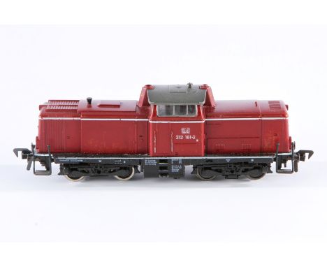 Fleischmann Diesellok ”212 181-2”, Spur H0, rot, Alterungsspuren, Z 3