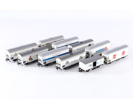 Konv. 10 Fleischmann Güterwagen, Spur H0, Alterungsspuren, Z 3