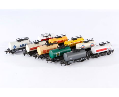 Konv. 10 Fleischmann Kesselwagen, Spur H0, Alterungsspuren, Z 3