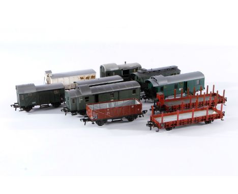 Konv. 10 versch. Fleischmann Wagen, Spur H0, Z 3