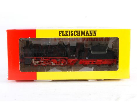 Fleischmann D-Schlepptenderlok ”45 4455” 4155, Spur H0, schwarz, Alterungsspuren, OK, Z 2-3