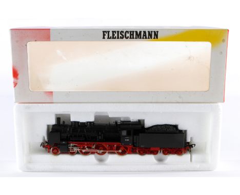 Fleischmann 2-C Schlepptenderlok ”38 2609” 4160, Spur H0, schwarz, Alterungsspuren, im tw besch. OK, Z 2-3