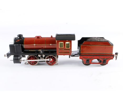 Märklin B-Dampflok R 12971 W, Spur 1, elektr., HL, mit Tender und 1 el. bel. Stirnlampe, tw rest., Z 3