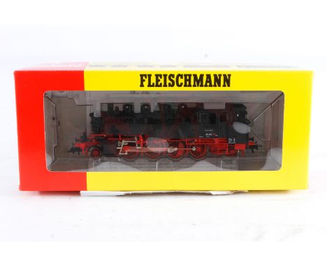 Fleischmann 1-D-1 Tenderlok ”86 457” 4086, Spur H0, schwarz, Alterungsspuren, OK, Z 2-3