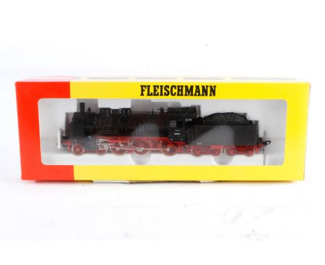 Fleischmann 2-C Schlepptenderlok ”38 2609” 4160, Spur H0, schwarz, Alterungsspuren, OK, Z 2-3