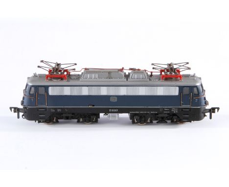 Fleischmann E-Lok ”E 10 317”, Spur H0, blau, Alterungsspuren, Z 3