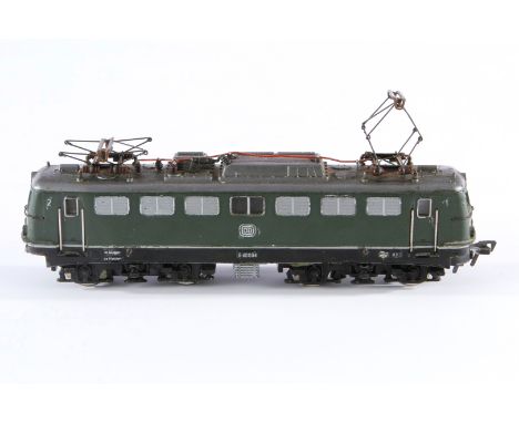 Fleischmann E-Lok ”E 40 034”, Spur H0, grün, NV, Alterungsspuren, Z 3