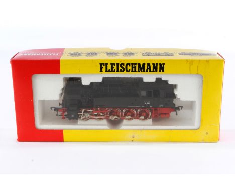 Fleischmann E-Tenderlok ”94 956” 4093, Spur H0, schwarz, Alterungsspuren, im leicht besch. OK, sonst noch Z 2