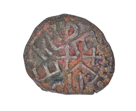 Anglo-Saxon, Northumbria, Aethelred II Styca; first reign (841-843/4), 1.22g, moneyer Vendelberht, +EDILRED RE, cross in cent
