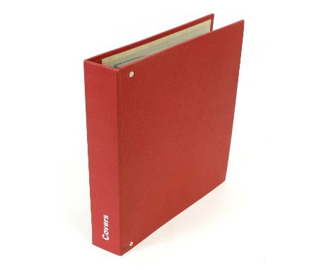 Album of British and Foreign Banknotes and Cheques; to include 15x British £5 notes, series B, series C, series D and series 