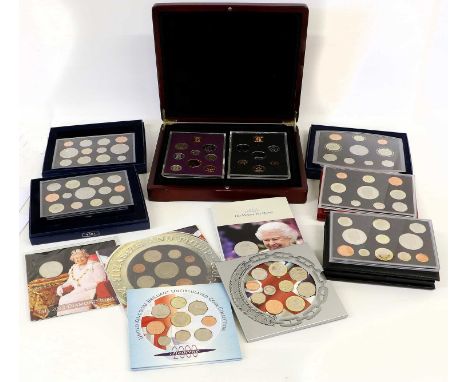 Collection of UK Proof Sets and Brillant Uncirculated Sets, comprising proof sets: 1970 &amp; 1971 Decimal and Pre-Decimal pr