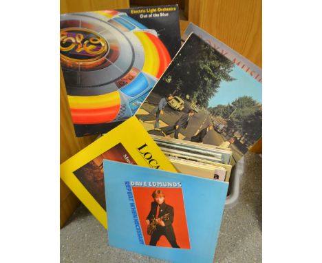 Vinyl Records - LPs, pop and rock, The Beatles Revolver and Abbey Road, Rod Stewart, Rolling Stones Eponymous, The Eagles Liv