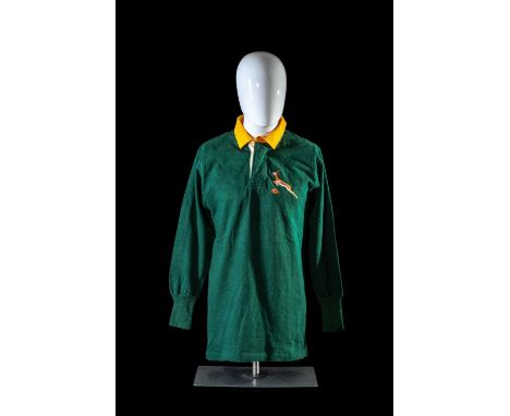 1974 South Africa | Roy McCallum or Paul BayvelInternational Rugby Union jersey match-worn versus British LionsJersey & Prove