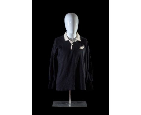 1969 New Zealand All Blacks | Sid GoingInternational Rugby Union jersey match-worn by Sid Going versus WalesJersey & Provenan