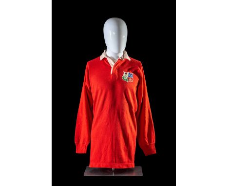 1971 British Lions | Gerald Davies Rugby Union jersey match-worn by Gerald Davies in New ZealandJersey & Provenance: Label fo