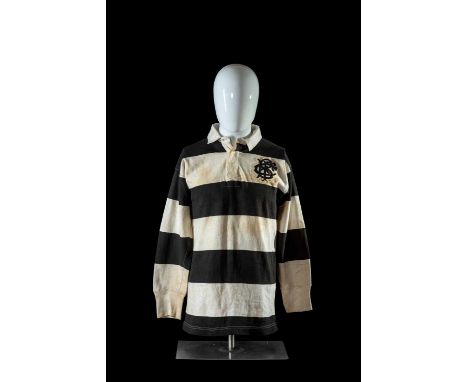 The Greatest Jersey | Sir Gareth Edwards’ Barbarians Rugby Union Jersey match-worn versus The All Blacks in 1973Jersey & Prov