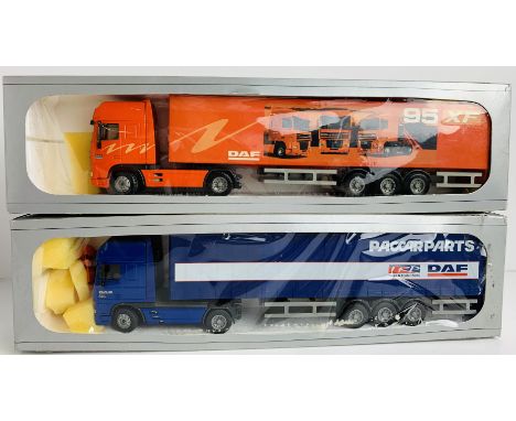 2x Tekno 1:50 HGV Models - DAF XF Models - Boxed, P&amp;P Group 2 (£18+VAT for the first lot and £3+VAT for subsequent lots) 