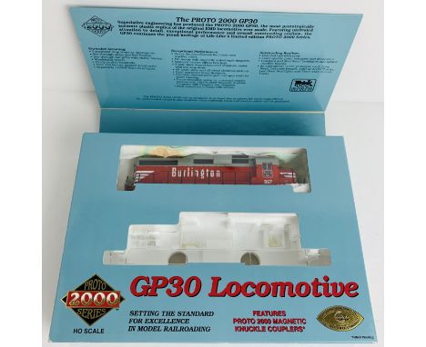 Proto 2000 HO GP30 Burlington - Boxed, P&amp;P Group 1 (£14+VAT for the first lot and £1+VAT for subsequent lots) 