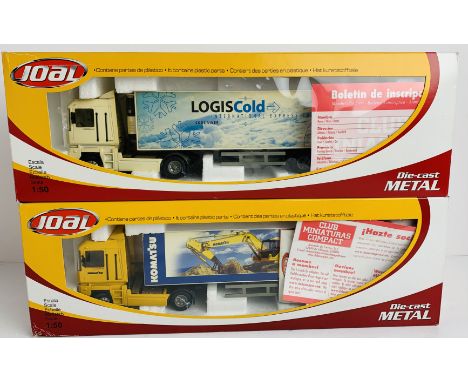 2x Joal 1:50 Scale 370 / 373 Renault Magnum HGV's - Boxed, P&amp;P Group 2 (£18+VAT for the first lot and £3+VAT for subseque