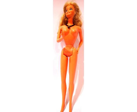 Barbie doll c1980 complete with ring, earrings and necklace marked Mattel inc 1966, Taiwan on back. P&amp;P Group 1 (£14+VAT 