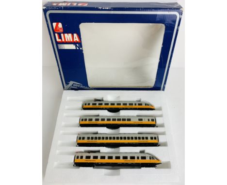 Lima N Gauge Lufthansa Airport Express Train Pack, P&amp;P Group 1 (£14+VAT for the first lot and £1+VAT for subsequent lots)